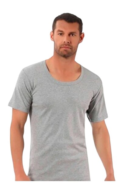 Ceylanoğlu Açık Yaka (bisiklet yaka) Yarım Kollu Erkek Atlet