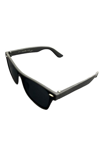 Silvio Monetti Men's Sunglasses - Black Matte UV400, Model615381