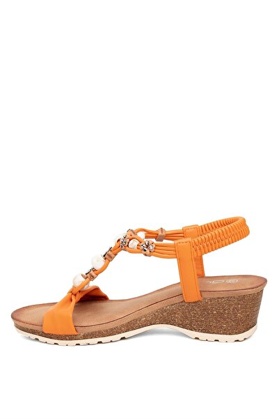 Guja 24Y154-1 Orange Women's Wedge Heel Sandals