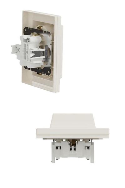 Schneider Electric مقبس شنايدر أسفورا كريمي مزدوج مؤرض - 3 إطارات