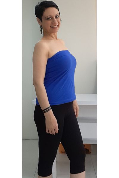 Mertcan Butik Tricou Civit Blue din viscoza Badi Atlet