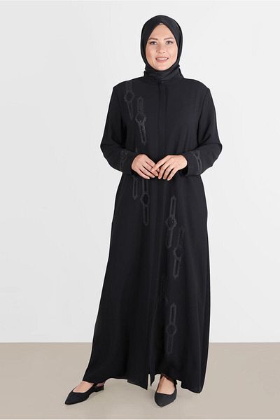 Alvina Πέτρινο Λεπτομερές Παλτό Judge Collar 10543
