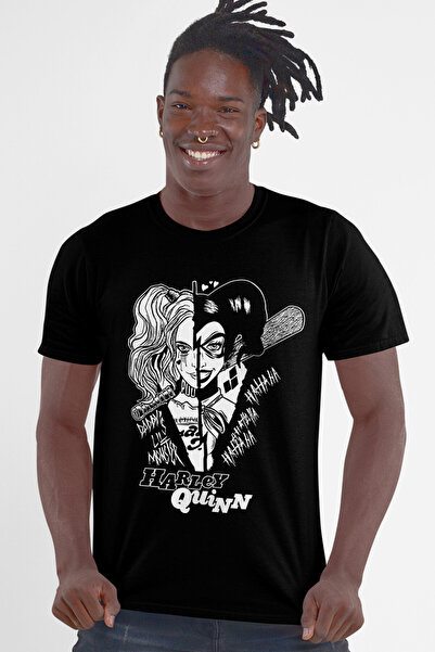 ROCKANDROLL Tricou negru Naughty Girl pentru bărbați - mânecă scurtă
