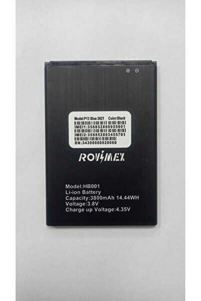 Genel Markalar Reeder P13 Blue 2022-2021 Batarya Pil Hb001 Uyumlu