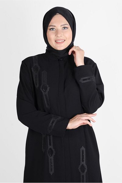 Alvina Πέτρινο Λεπτομερές Παλτό Judge Collar 10543