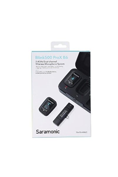 Saramonic Blink500 Prox B6 Kablosuz Ikili Mikrofon