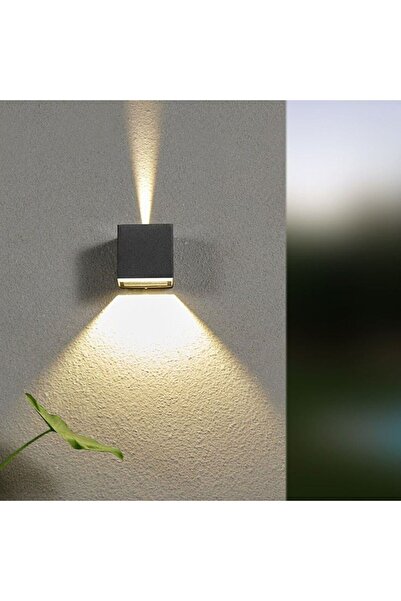 fullreyon Işık Açısı Ayarlanabilir 10 Watt Dekoratif Led Aplik, Bahçe Duvar Armatürü, Villa, Bungalov Apliği