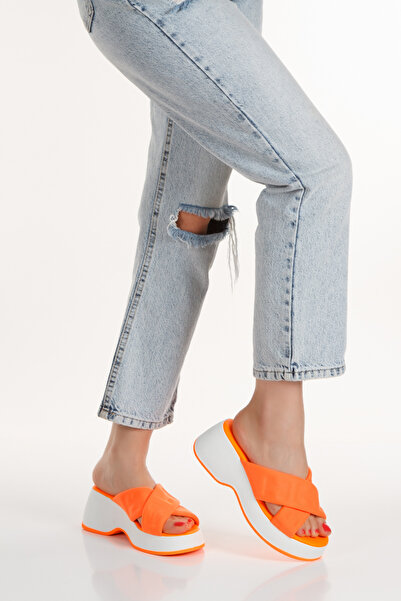 PASSAGE SHOES Неонові кольорові жіночі скуба-каблуки - 6278