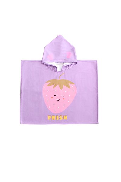Miela Kids Fresh Strawberry Beach Poncho