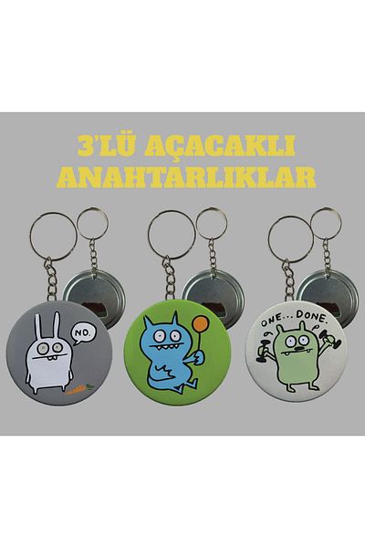 rakkun shop Monster Series 3-Piece Set with Switch and Opener