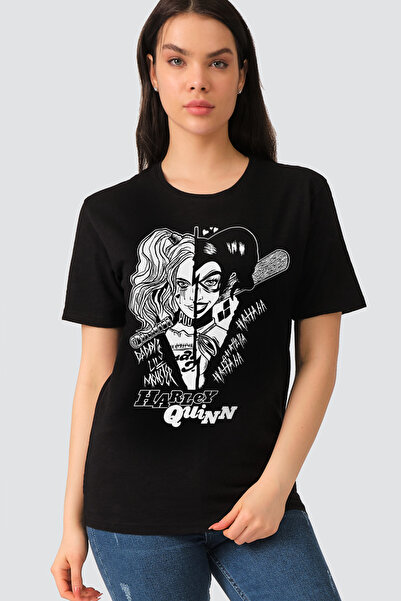 ROCKANDROLL Μαύρο κοντομάνικο Naughty Girl γυναικείο μπλουζάκι