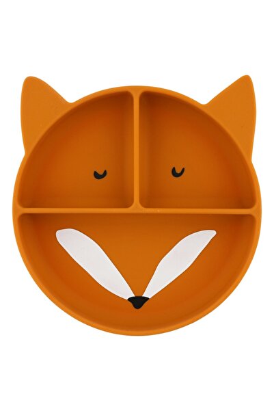 Trixie SILICONE DIVIDED SUCTION PLATE MR. FOX - SİLİKON BÖLMELİ TABAK