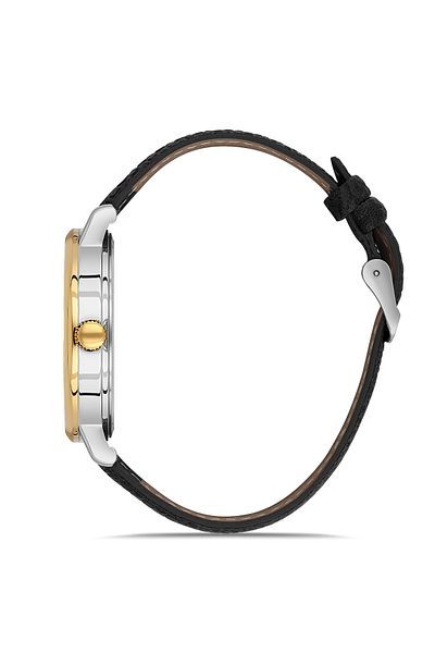 Omax Leather Men's Watch - 00PR0049N008 Model