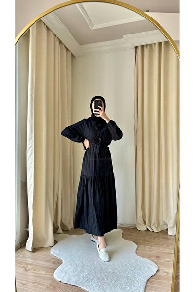 PARQAURA حجاب ملفوف - فستان بحزام الخصر