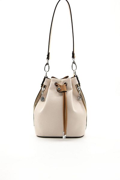 Silver Polo Γυναικεία τσάντα ώμου A.Taba SP1137 Μπεζ