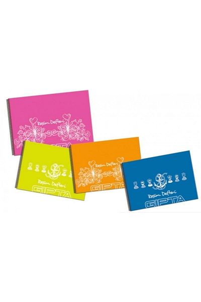 Gıpta Eco Plastic Spiral 23x35 25 Sheets Picture Book - 1 Pack 12 Pieces