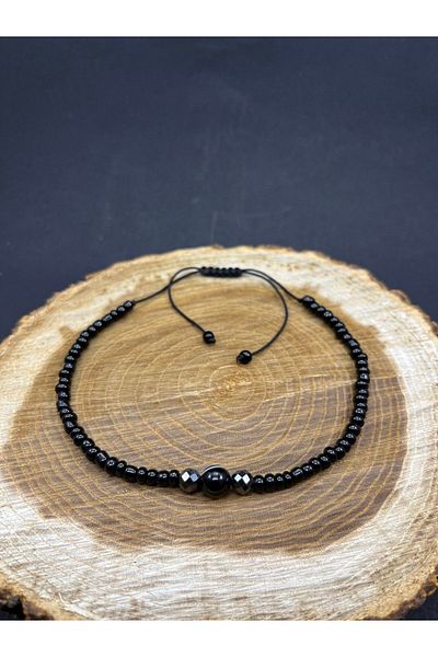 Balzamin Design Handmade Natural Stone Anklet