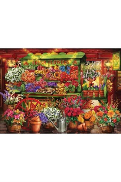 Genel Markalar 23002 Ks, Market Stall, 3000 Parça Puzzle
