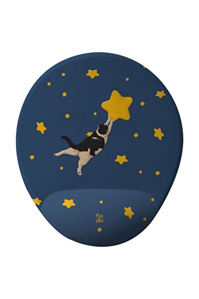 Flipped Benim Yıldızım Oval Bilek Destekli Mousepad