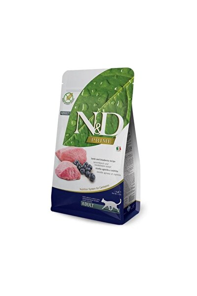 N&D Nd Prime Tahılsız Adult Kedi 10kg Kuzulu Yaban Mersinli Yetişkin Kedi Mam...