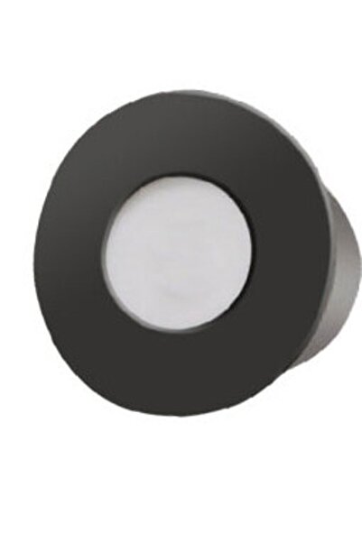 fullreyon Mat Siyah Metal Kasa, 3 Watt YUVARLAK SENSÖRSÜZ Gün Işığı İç Mekan ...