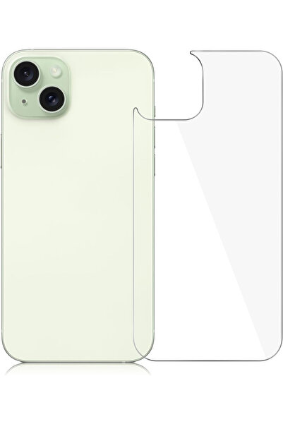 Powerfox iPhone 15 Uyumlu Arka Kırılmaz Cam Ekran Koruyucu