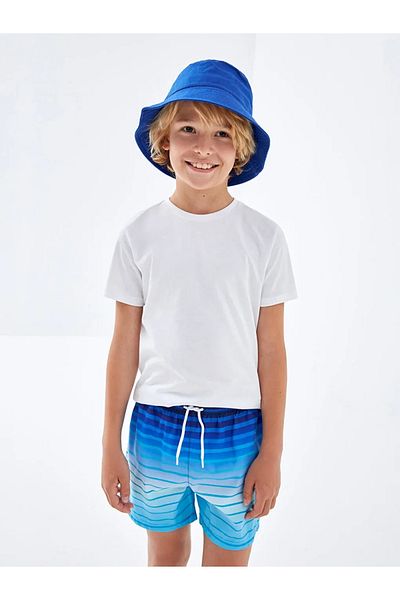LC Waikiki LCW Kids - Σορτς κολύμβησης με ριγέ ελαστική μέση για αγόρι