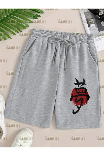 aynewmoda Newspaper reading emoji Printed - men's regular fit pocket shorts