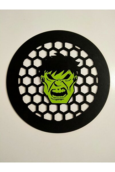 Rakkun Tasarım Mdf Yeşil Dev Oto Midrange Kapağı 1 Çift (2 ADET 20 CM)