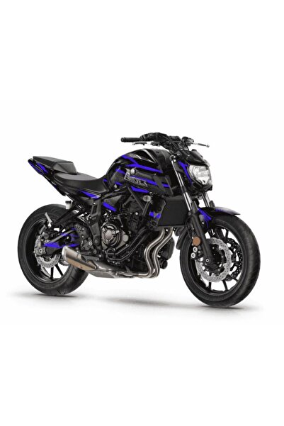 Run Grafik Shop YAMAHA MT 07 2018-2019 MAVİ BLADE FULL BODY KİT STİCKER SET