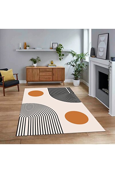 Kilimsepeti Dijital Baskılı Kaymaz Taban Yıkanabilir Modern Yolluk Mutfak Sal...