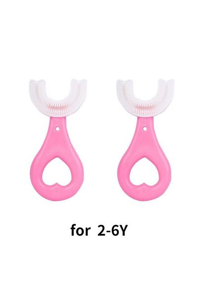 Mas Lord U Shape Baby Toothbrush (2-4 Years) (Pink Pink)