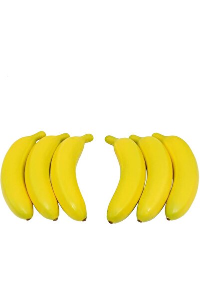 Nettenevime Yapay MUZ 6lı Paket Aşırı doğal 1. Kalite Yapay Meyve