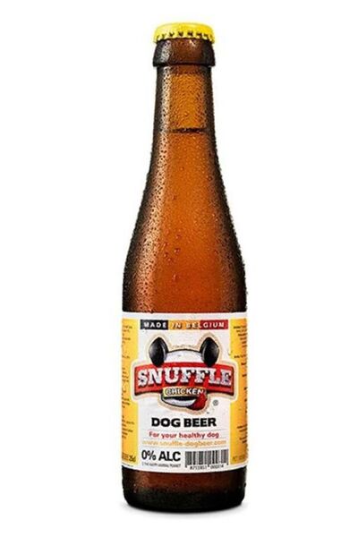 Snuffle Köpekler Için Tavuk Aromalı Malt Içecek-şişe