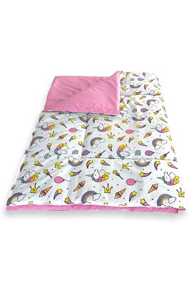 Bebek Özel Single Duvet Cover (Quilt Cover) White Unicorn 100