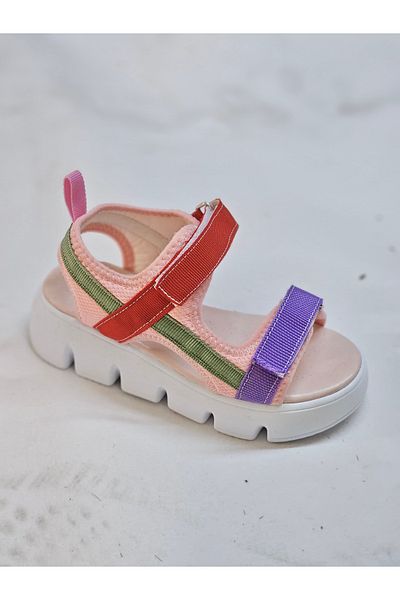 NS Little Orthopedic Lilac-White Girls' Sandals