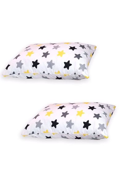 Bebek Özel Copil Adult Feta Perna 50x70 Cm (2 Bucati) Galben Gri Big Star