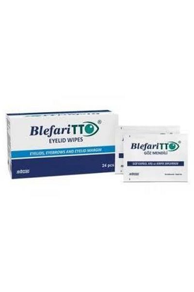 TTO Blefaritto Swap - 24 Pieces Eyebrow and Eyelash Wipes Eyelid