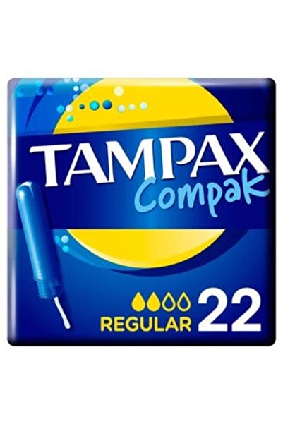 Baby ( KİL MASKESİ HEDİYE ) Tampax Compak Regular Aplikatörlü Tampon 22'li ( ...