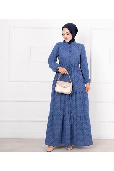 Meryyuni Rx3 Model Elegant Long Hijab Dress