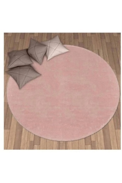 AKSU Pelus kaymaz taban jel yıkanabılır antıbakterıyel yuvarlak dekoratıf