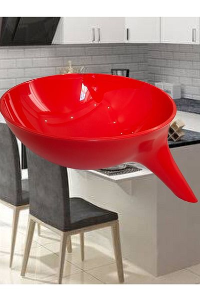 Gempo Multifunctional Strainer, Bowl, Serving Plate and Funnel 60% Water Saving Practical Kitchen Kit 4in1