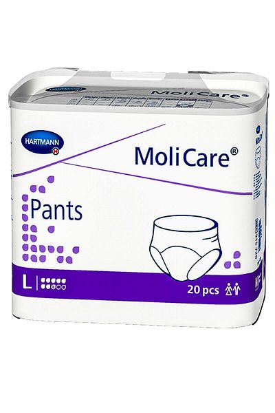 Hartmann Molicare Pants Absorbent Panties, Maternity Panties, 8 Drops, Large 20 Pack