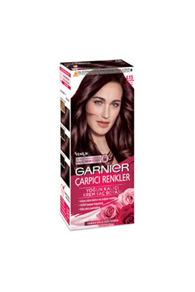 Baby ( KİL MASKESİ HEDİYE ) Garnier Çarpıcı Renkler 4.15 Buzlu Kestane ( 1 AD...