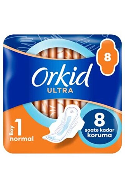 Orkid Ultra Extra Hijyenik Ped Normal Tekli Paket 8 Ped ( 1 Adet )