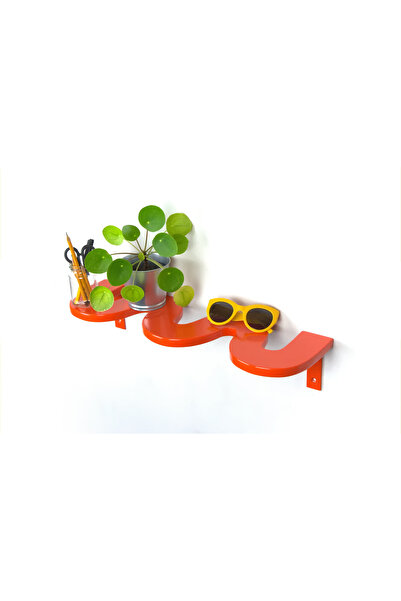 ArToys Dalgalı Raf -  Maksimalist Dekor, Duvara Monte Raf, Renkli Ev Dekorasyonu