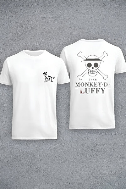 Massgai تي شيرت قطني كبير الحجم مطبوع عليه الرسوم المتحركة للجنسين من One Pie...