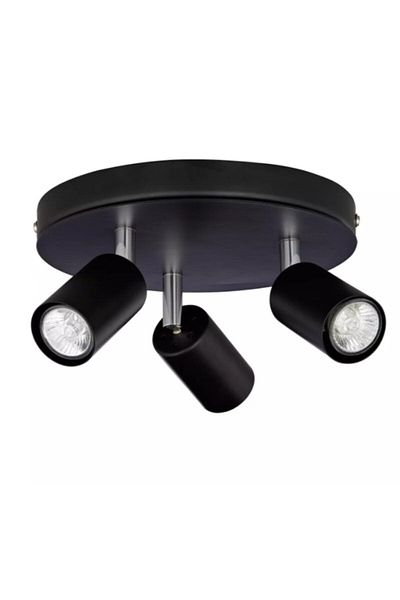ekiLamp Movable Ceiling Light Black 3 Pieces