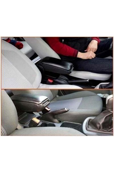 Niken Opel Astra J 2010+ Black Special Armrest - After Car