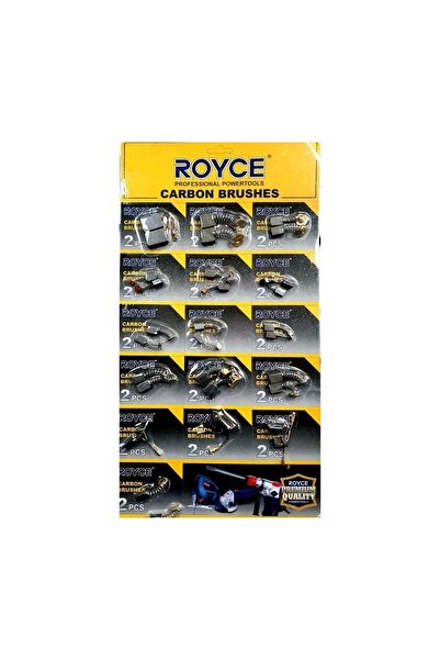 Genel Markalar Royce 16 Parça Matkap Spiral Kırıcı Delici Kömür Seti